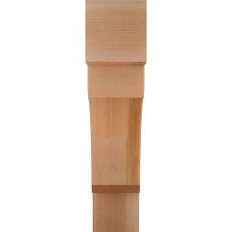 Ekena Millwork - BKTLEC05 - Legacy Block Rough Sawn Bracket