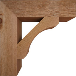Ekena Millwork - BKTLEC05 - Legacy Block Rough Sawn Bracket