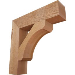 Ekena Millwork - BKTLEC05 - Legacy Block Rough Sawn Bracket