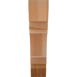 Ekena Millwork - BKTMRC06 - Merced Slat Rough Sawn Bracket