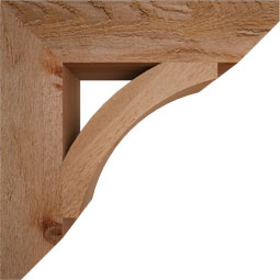 Ekena Millwork - BKTTHR06 - Thorton Slat Rough Sawn Bracket