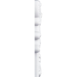 Ekena Millwork - PML10X10SU - Endurathane Sussex Floral Panel Moulding Corner, 11 3/4"W x 10 3/4"H (matches moulding PML02X00SU), Factory Primed