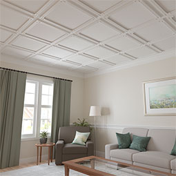 Ekena Millwork - PML03X03ER - Endurathane Eris Key Panel Moulding Corner, 4 3/8"W x 3 3/8"H x 7/8"P (matches moulding PML01X00ER), Factory Primed