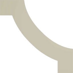 Ekena Millwork - PML16X16CA - Endurathane Caputo Egg & Dart Panel Moulding Corner, 17 1/8"W x 16 1/8"H (matches moulding PML03X00CA), Factory Primed