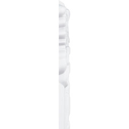Ekena Millwork - PML09X09VA - Endurathane Valeriano French Ribbon Panel Moulding Corner, 10 3/8"W x 9 3/8"H (matches moulding PML02X00VA), Factory Primed