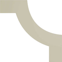 Ekena Millwork - PML10X10SE - Endurathane Seville Panel Moulding Corner, 11 1/2"W x 10 1/2"H (matches moulding PML01X00SE), Factory Primed