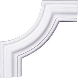 Ekena Millwork - PML10X10PM-2 - Endurathane Pompeii Panel Moulding Corner, 11 1/2"W x 10 1/2"H (matches moulding PML02X00PO), Factory Primed