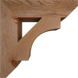 Ekena Millwork - BKTWTL06 - Westlake Slat Rough Sawn Bracket