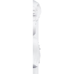 Ekena Millwork - PML09X09AS - Endurathane Ashford Panel Moulding Corner, 9"W x 9"H (matches moulding PML01X00AS), Factory Primed