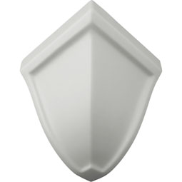 Ekena Millwork - MOC03X03BE - Endurathane Bedford Outside Corner for Moulding Profiles, 3"P x 3"H, Factory Primed