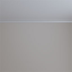 Ekena Millwork - MLD01X01X02TY - Endurathane Tyrone Cove Crown Moulding, 1 1/2"H x 1 1/2"P x 2 1/4"F x 94 1/2"L, Factory Primed