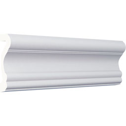 Ekena Millwork - PML03X01CH - Endurathane Chesterfield Panel Moulding, 3 3/8"H x 1"P x 94 1/2"L, Factory Primed