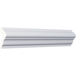 Ekena Millwork - PML01X00CR - Endurathane Crendon Panel Moulding, 1 7/8"H x 7/8"P x 94 1/2"L, Factory Primed