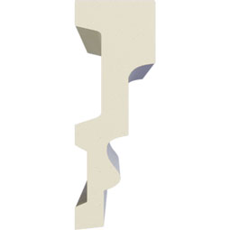 Ekena Millwork - PML07X01DY - Endurathane Dylan Panel Moulding, 7"H x 1 3/4"P x 94 1/2"L, Factory Primed