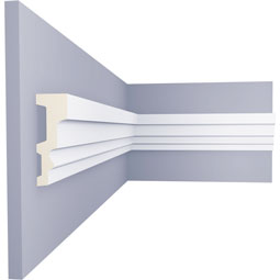 Ekena Millwork - PML07X01DY - Endurathane Dylan Panel Moulding, 7"H x 1 3/4"P x 94 1/2"L, Factory Primed