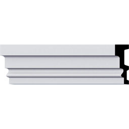 Ekena Millwork - PML07X01DY - Endurathane Dylan Panel Moulding, 7"H x 1 3/4"P x 94 1/2"L, Factory Primed