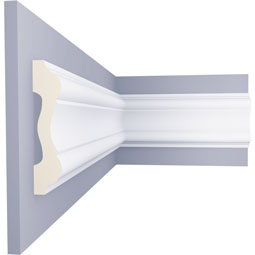 Ekena Millwork - PML04X00ED - Endurathane Edwards Panel Moulding, 4"H x 7/8"P x 94 1/2"L, Factory Primed