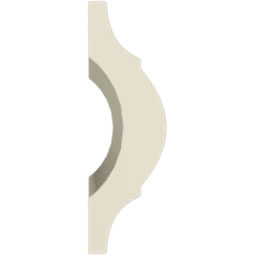 Ekena Millwork - PML03X01HE - Endurathane Heaton Panel Moulding, 3"H x 1"P x 94 1/2"L, Factory Primed