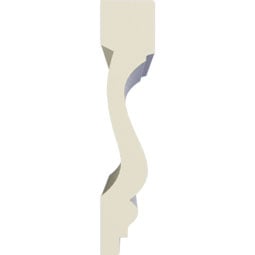 Ekena Millwork - PML03X00HO - Endurathane Holmdel Panel Moulding, 1/2"H x 3/4"P x 94 1/2"L, Factory Primed