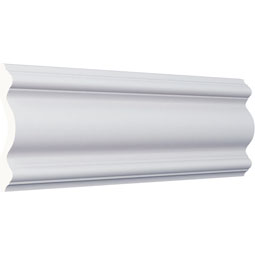 Ekena Millwork - PML04X00GO - Endurathane Gorleen Panel Moulding, 4"H x 3/4"P x 94 1/2"L, Factory Primed