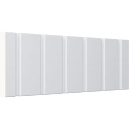 Ekena Millwork - PML03X00LU - Endurathane Lunel Panel Moulding, 3 7/8"H x 1/2"P x 94 1/2"L, Factory Primed