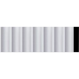 Ekena Millwork - PML04X01LY - Endurathane Lyon Fluted Panel Moulding, 4 3/4"H x 1"P x 94 1/2"L, Factory Primed