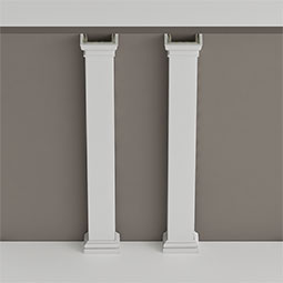 CW Ohio Inc. - ESPNPSA - Endura-Stone™ Pro Series Column, Square Shaft (FRP) Non-Tapered, Smooth Finish - Ready to be Painted