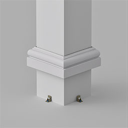 CW Ohio Inc. - ESPNPSA - Endura-Stone™ Pro Series Column, Square Shaft (FRP) Non-Tapered, Smooth Finish - Ready to be Painted
