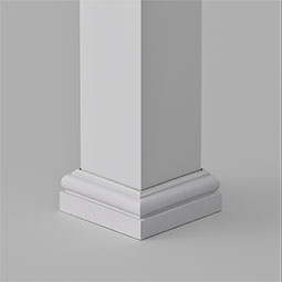 CW Ohio Inc. - ESPNPSA - Endura-Stone™ Pro Series Column, Square Shaft (FRP) Non-Tapered, Smooth Finish - Ready to be Painted