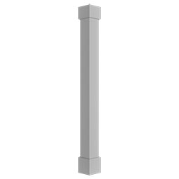 CW Ohio Inc. - ESPNPSA - Endura-Stone™ Pro Series Column, Square Shaft (FRP) Non-Tapered, Smooth Finish - Ready to be Painted