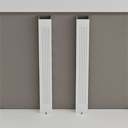 CW Ohio Inc. - ESENFSA - Endura-Stone™ Pro Series Fluted Column, Square Shaft (FRP) Non-Tapered, Smooth Finish - Ready to be Painted