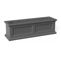 Mayne, Inc. - MP5822 - 36"W x 11"D x 10 3/4"H Fairfield Window Planter with Installation Brackets