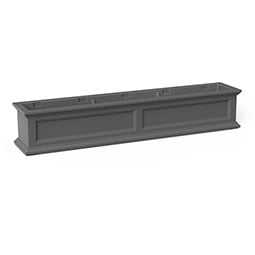 Mayne, Inc. - MP5824 - 60"W x 11"D x 10 3/4"H Fairfield Window Planter with Installation Brackets