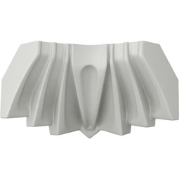 Ekena Millwork - MIC04X04DY - Endurathane Dylan Inside Corner for Moulding Profiles, 4 1/8"P x 4 1/8"H, Factory Primed