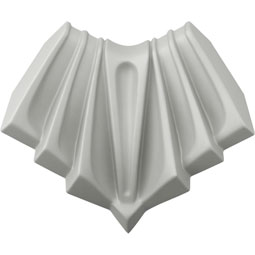 Ekena Millwork - MIC04X04DY - Endurathane Dylan Inside Corner for Moulding Profiles, 4 1/8"P x 4 1/8"H, Factory Primed