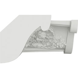 Ekena Millwork - MIC03X03ED - Endurathane Inside Corner for Traditional Smooth Crown Moulding, 3 3/4"H x 3 3/4"P, Factory Primed