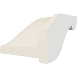 Ekena Millwork - MIC03X03ED - Endurathane Inside Corner for Traditional Smooth Crown Moulding, 3 3/4"H x 3 3/4"P, Factory Primed