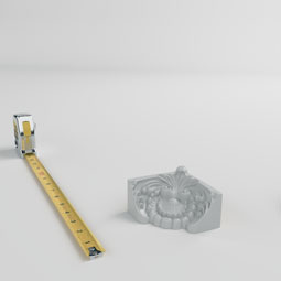 Ekena Millwork - MIC02X03LI - Endurathane Lisbon Inside Corner for Moulding Profiles, 3 1/4"H x 3 1/8"P, Factory Primed