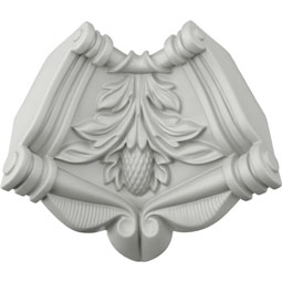 Ekena Millwork - MIC04X03MO - Endurathane Modena Inside Corner for Moulding Profiles, 3 1/2"H x 2 7/8"P, Factory Primed