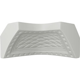 Ekena Millwork - MIC02X02HE - Endurathane Heaton Inside Corner for Moulding Profiles, 2 1/2"H x 2 1/2"P, Factory Primed