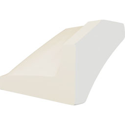 Ekena Millwork - MIC02X02HE - Endurathane Heaton Inside Corner for Moulding Profiles, 2 1/2"H x 2 1/2"P, Factory Primed