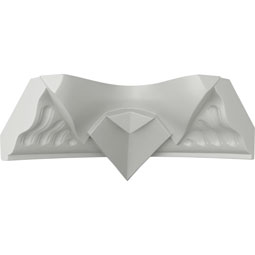 Ekena Millwork - MIC04X04FO - Endurathane Foster Inside Corner for Moulding Profiles, 4 1/4"H x 4 1/2"P, Factory Primed