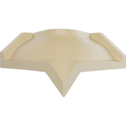 Ekena Millwork - MIC04X04FO - Endurathane Foster Inside Corner for Moulding Profiles, 4 1/4"H x 4 1/2"P, Factory Primed