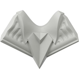 Ekena Millwork - MIC04X04FO - Endurathane Foster Inside Corner for Moulding Profiles, 4 1/4"H x 4 1/2"P, Factory Primed