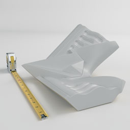 Ekena Millwork - MIC04X04FO - Endurathane Foster Inside Corner for Moulding Profiles, 4 1/4"H x 4 1/2"P, Factory Primed