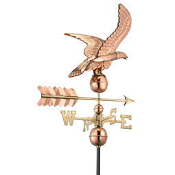 Good Directions - GD955P - Smithsonian Eagle Weathervane - Pure Copper