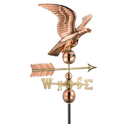 Good Directions - GD955P - Smithsonian Eagle Weathervane - Pure Copper