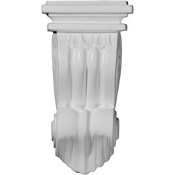 Ekena Millwork - COR03X01X07NO - Endurathane Norwich Pilaster Corbel, 3 3/4"W x 1 7/8"D x 7 1/8"H, Factory Primed