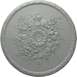 Ekena Millwork - CM22AT_P - Endurathane Anthony Harvest Ceiling Medallion, 22 1/2"OD x 1 1/4"P (Fits Canopies up to 2 1/8")