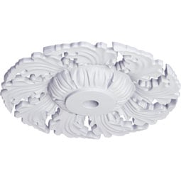 Ekena Millwork - CM14NE_P - Endurathane Needham Ceiling Medallion, 14 5/8"OD x 2 1/4"P (Fits Canopies up to 4 1/4")